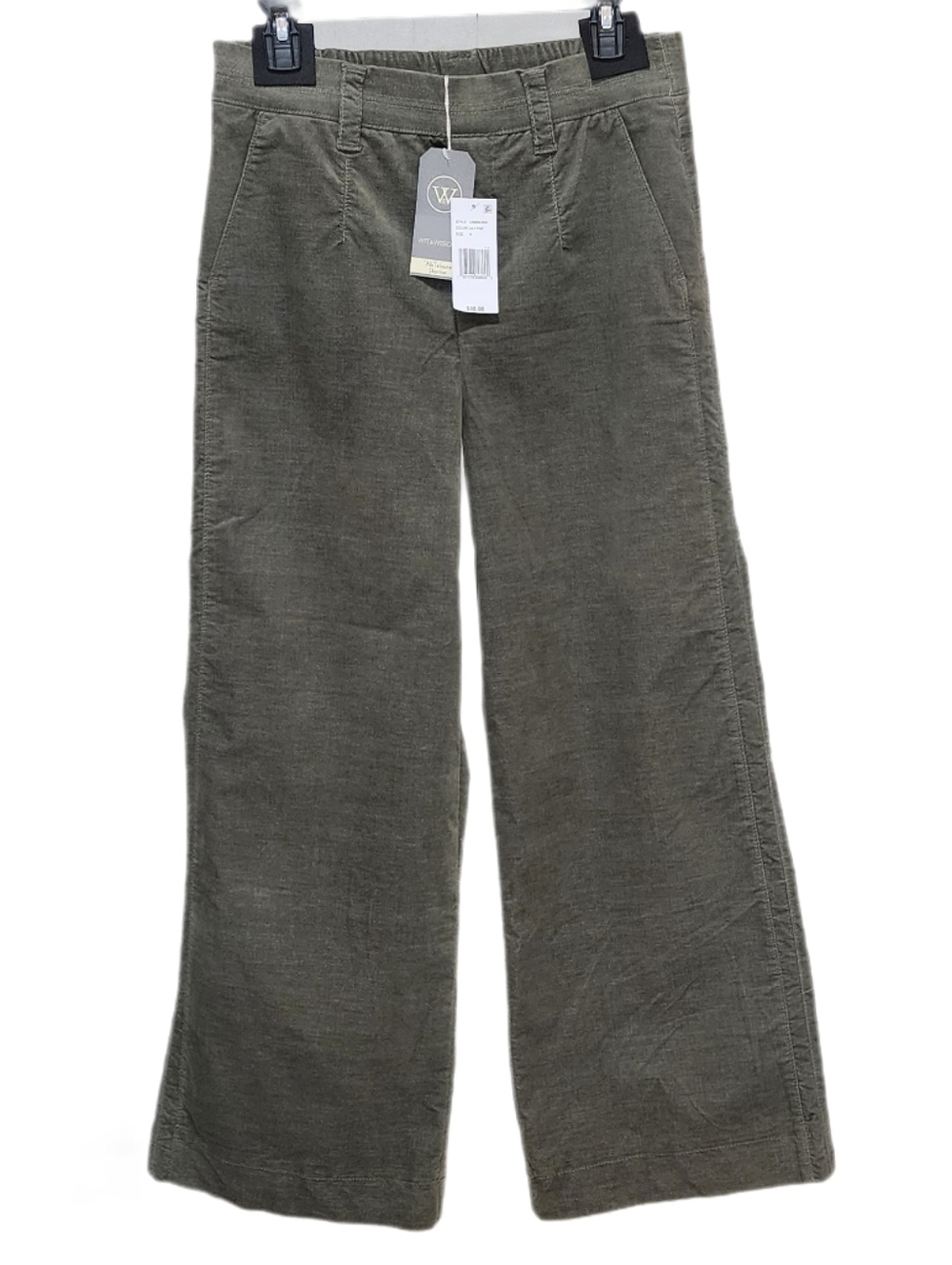 Wit & Wisdom Wide-Leg Velvety Pants Pull On Glider Side Panel Skyrise Ab Leisure